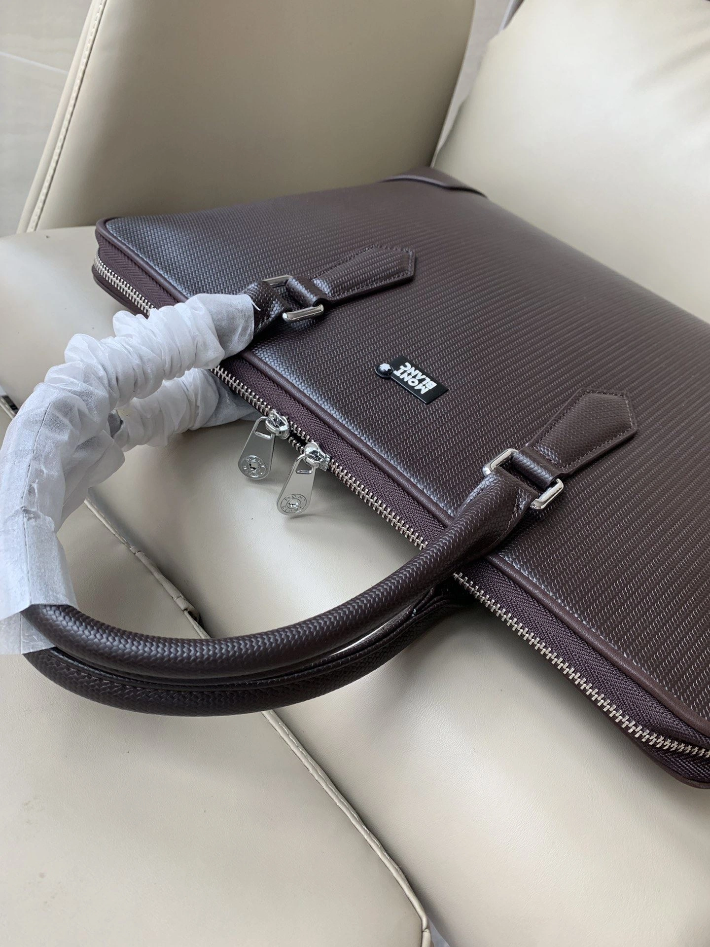 Mens Montblanc Briefcases OdorResistant 92561