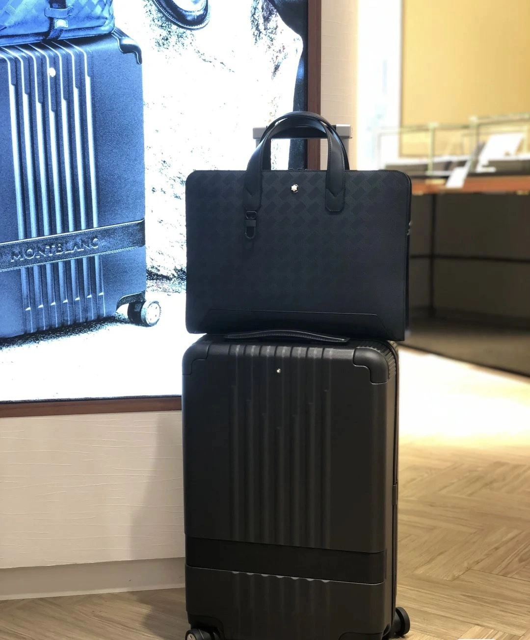 Sporty Mens Montblanc Briefcases 92625
