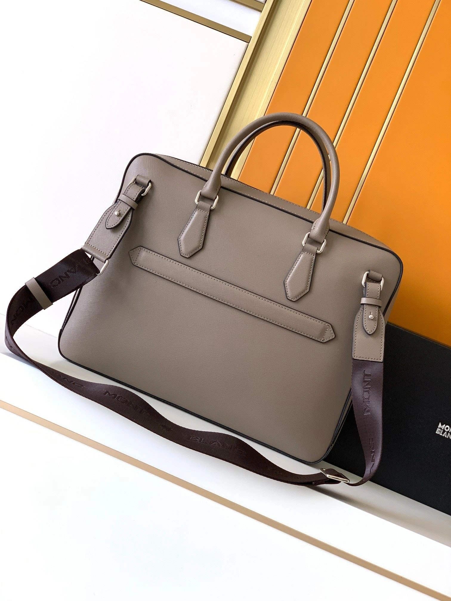 Minimalist Mens Montblanc Briefcases 91591