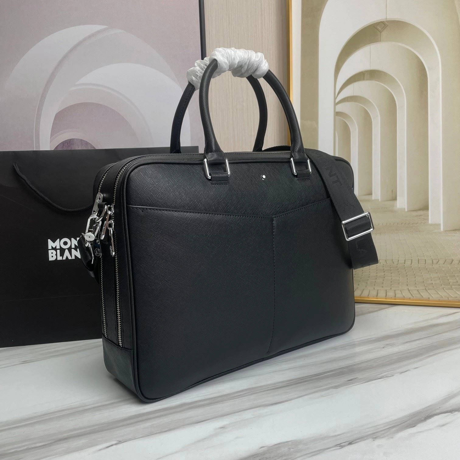 OdorResistant Mens Montblanc Briefcases 91617