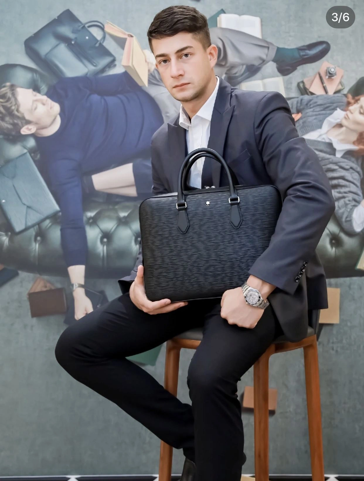 Mens Montblanc Briefcases DailyWear 91593