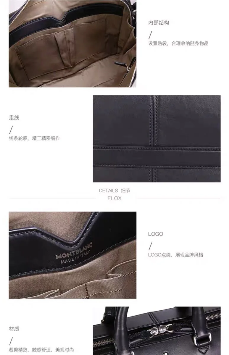 Mens Montblanc Briefcases FlexibleFit 38616