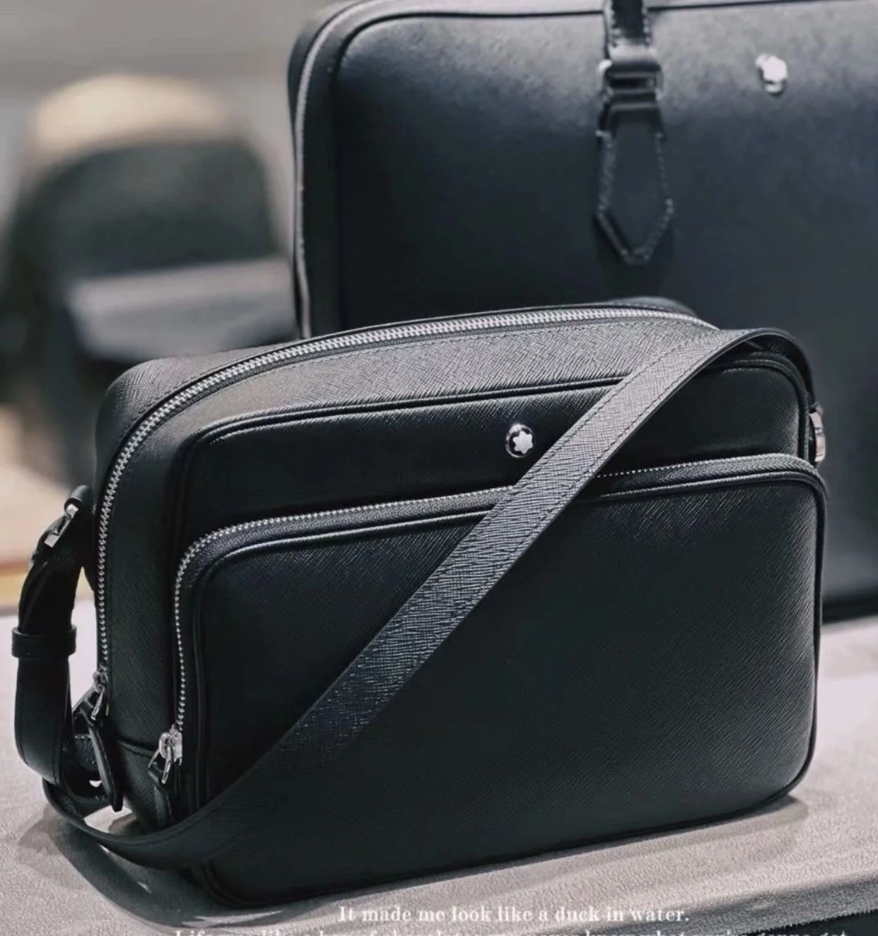 Mens Montblanc Satchel Bags SmartChoice 92528