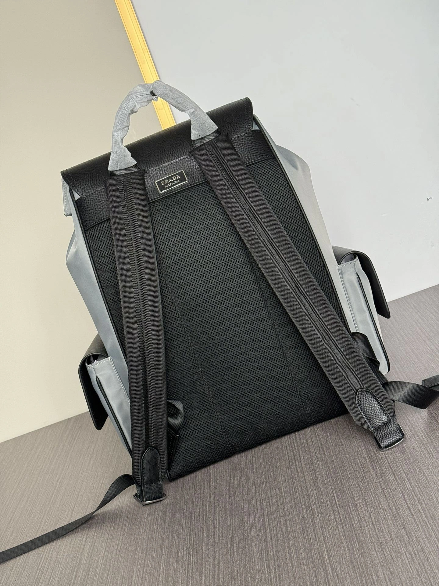 Mens Prada Backpacks SoftTouch 92550