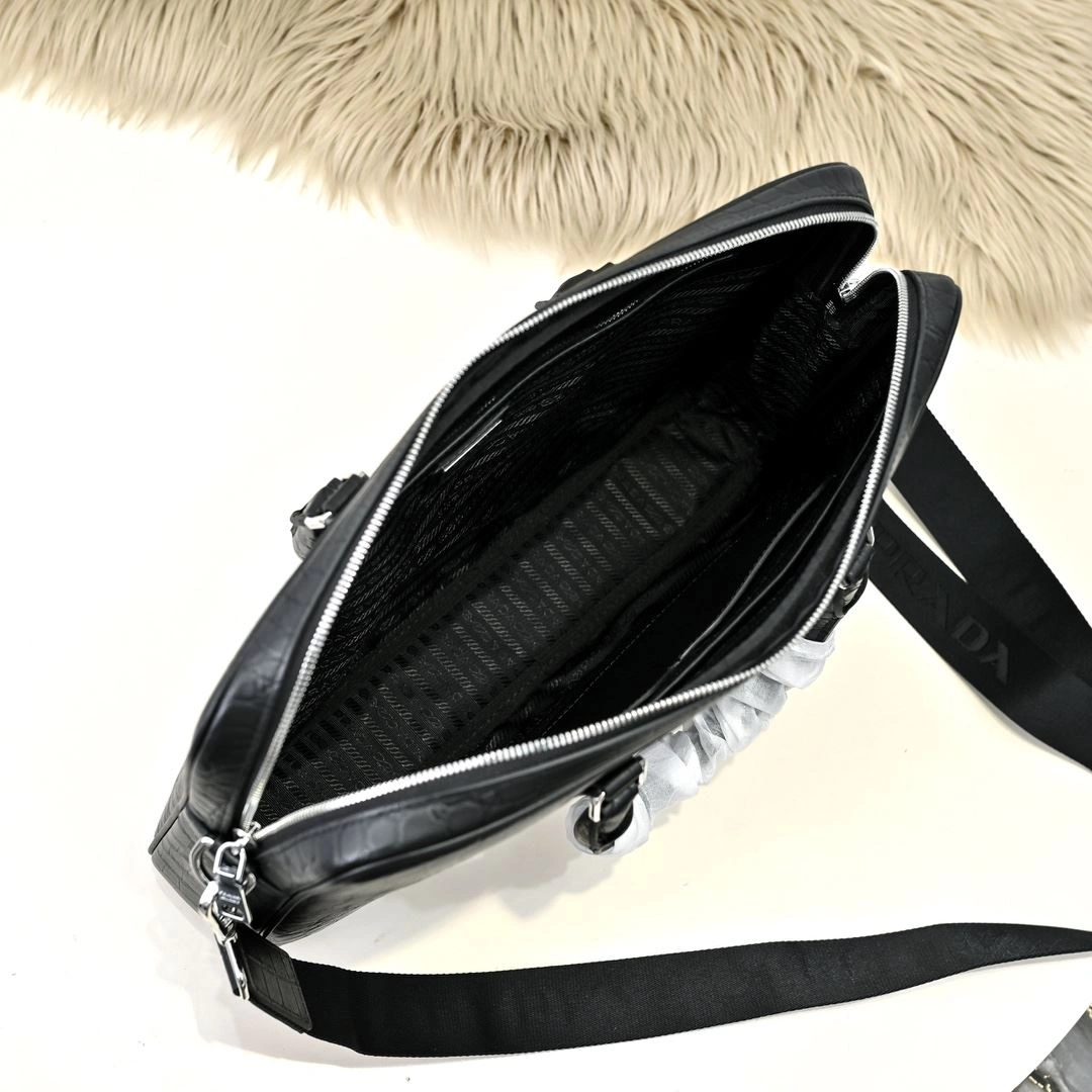 OdorResistant Mens Prada Briefcases 90759