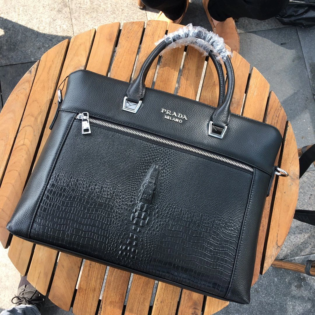Mens Prada Briefcases Snug 92439