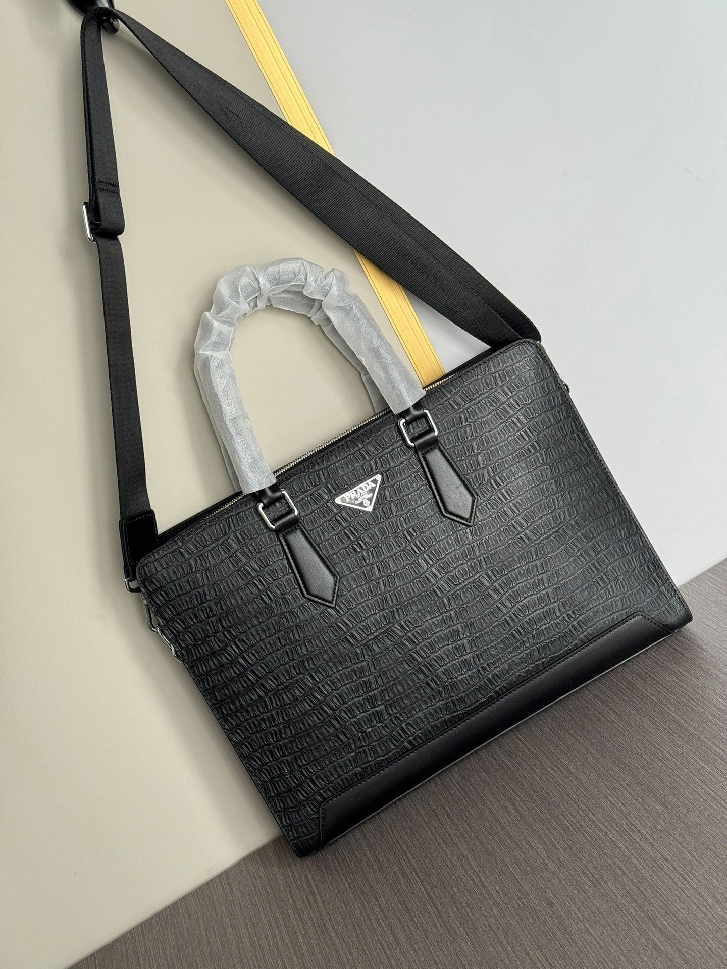 Mens Prada Briefcases Bright 92501