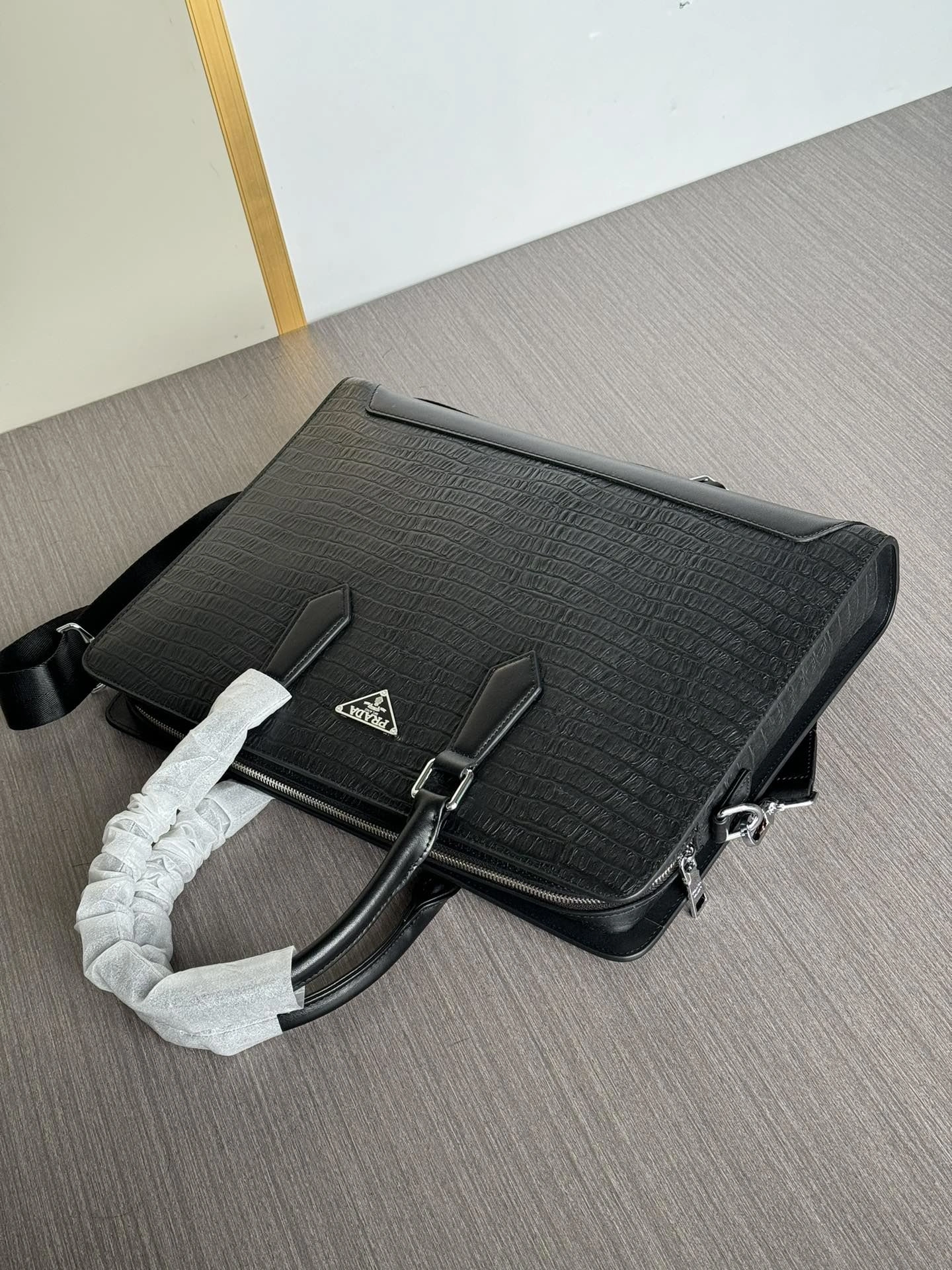 Mens Prada Briefcases Bright 92501