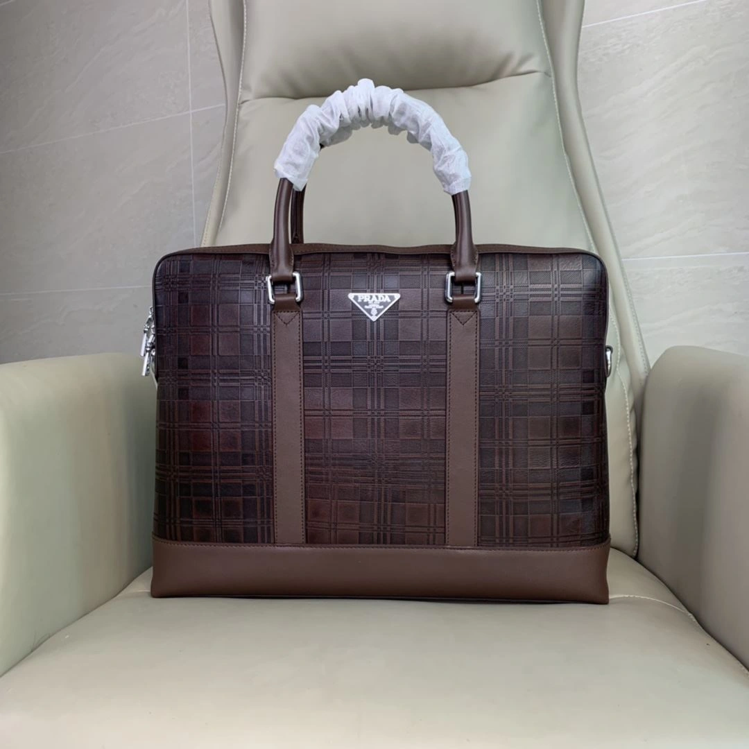Mens Prada Briefcases Durable 92466