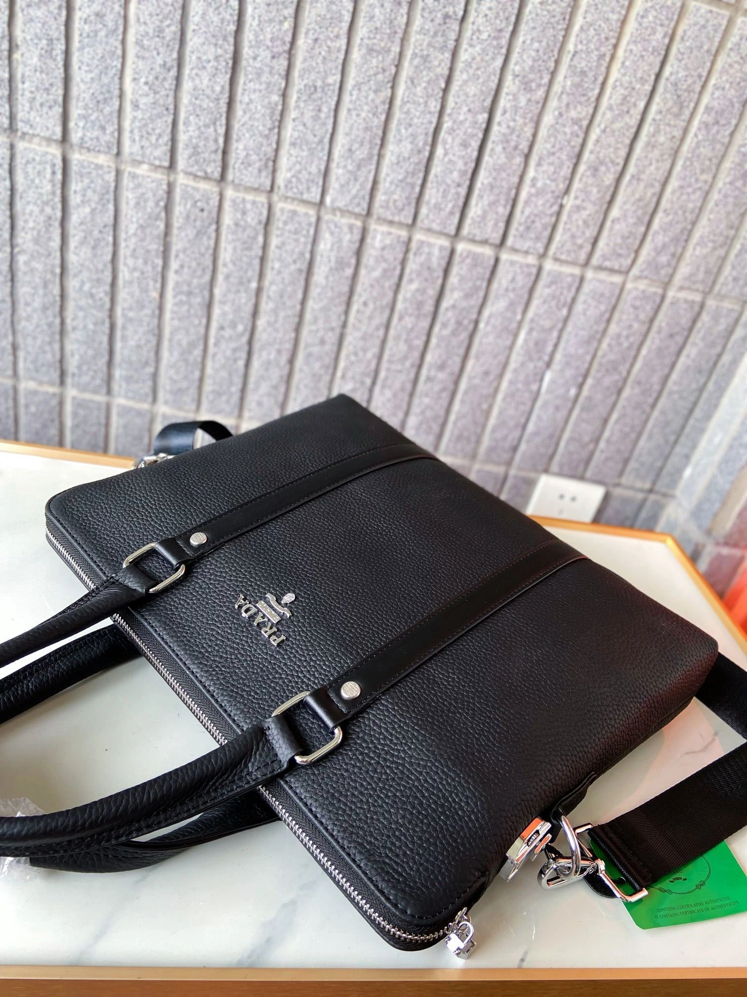 Mens Prada Briefcases Sophisticated 92416