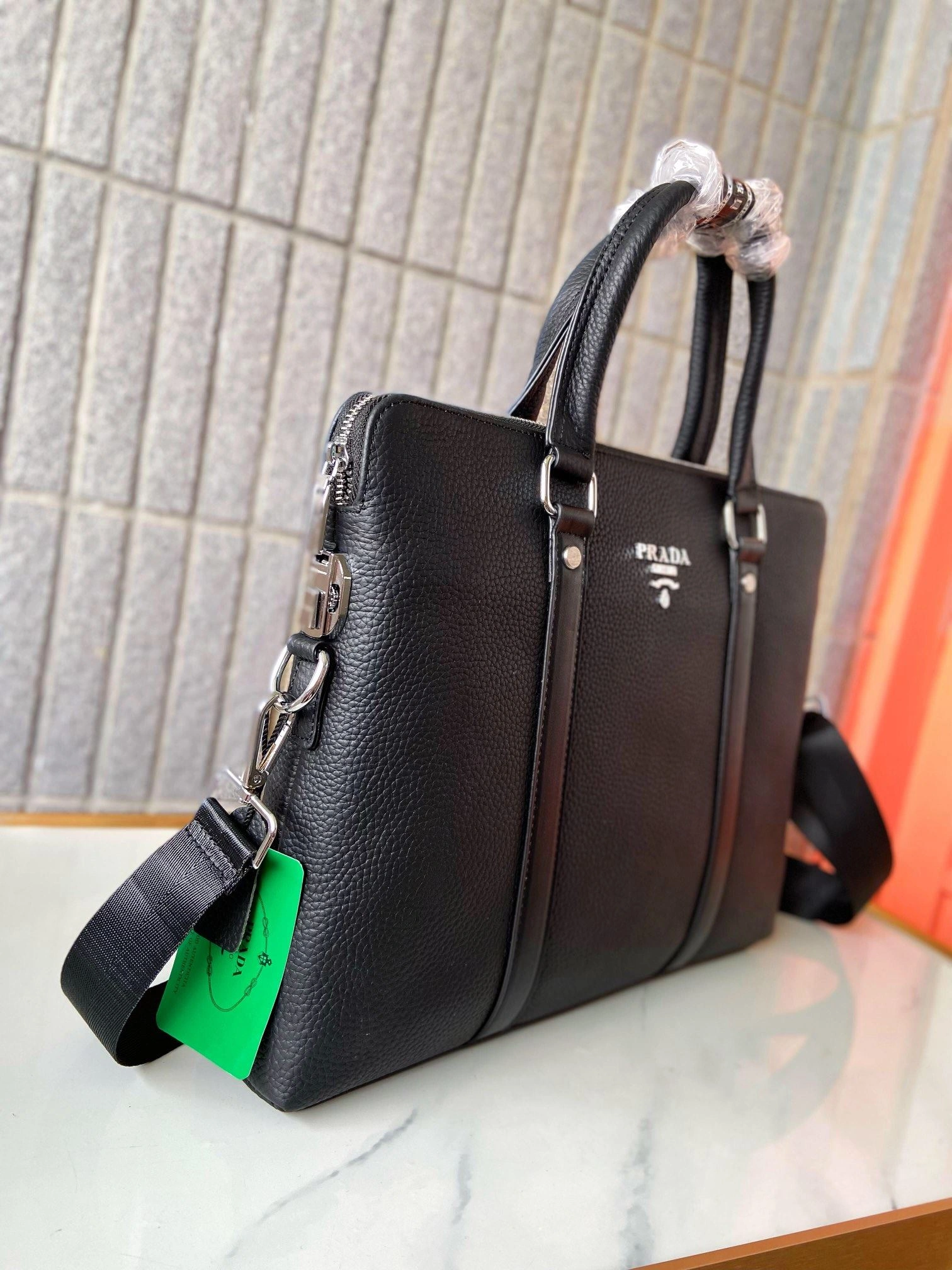 Mens Prada Briefcases Sophisticated 92416