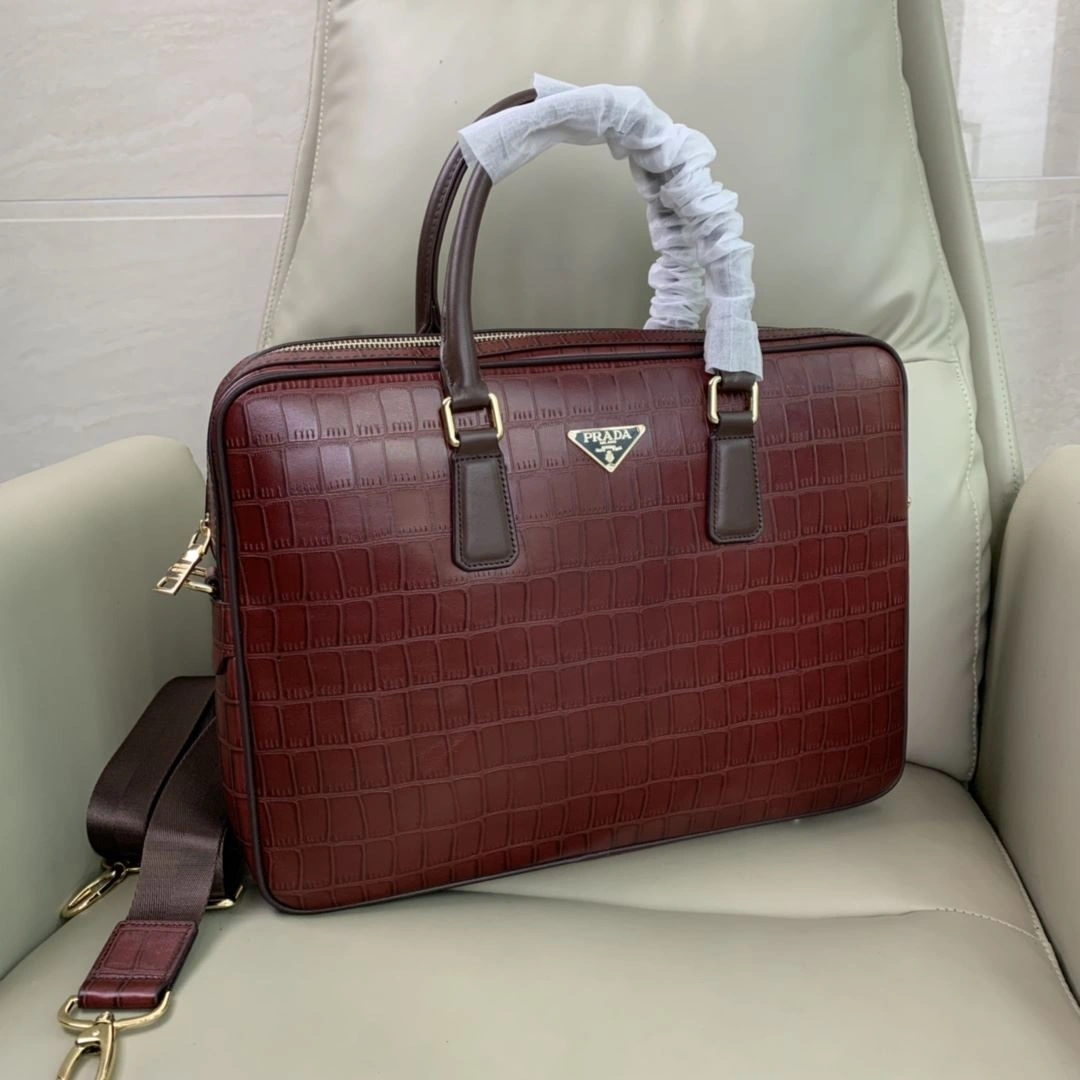 Minimalist Mens Prada Briefcases 92443