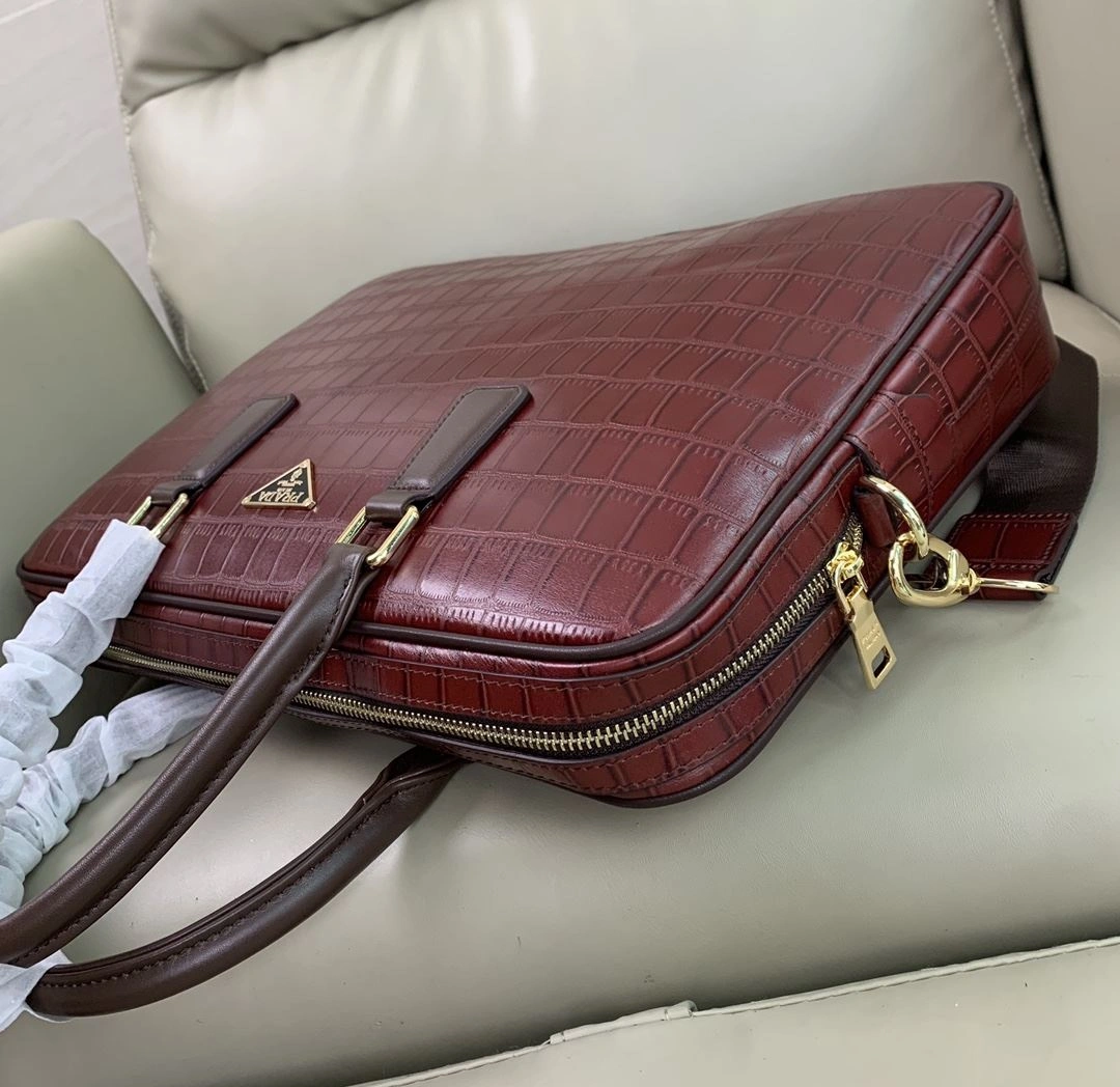Minimalist Mens Prada Briefcases 92443