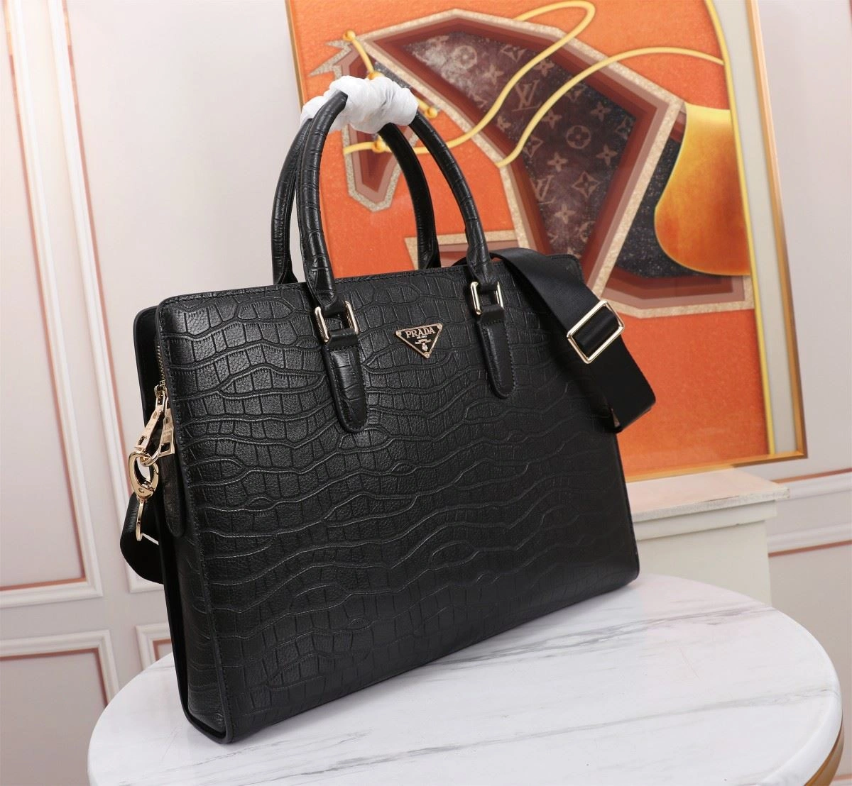 Mens Prada Briefcases Attractive 92403