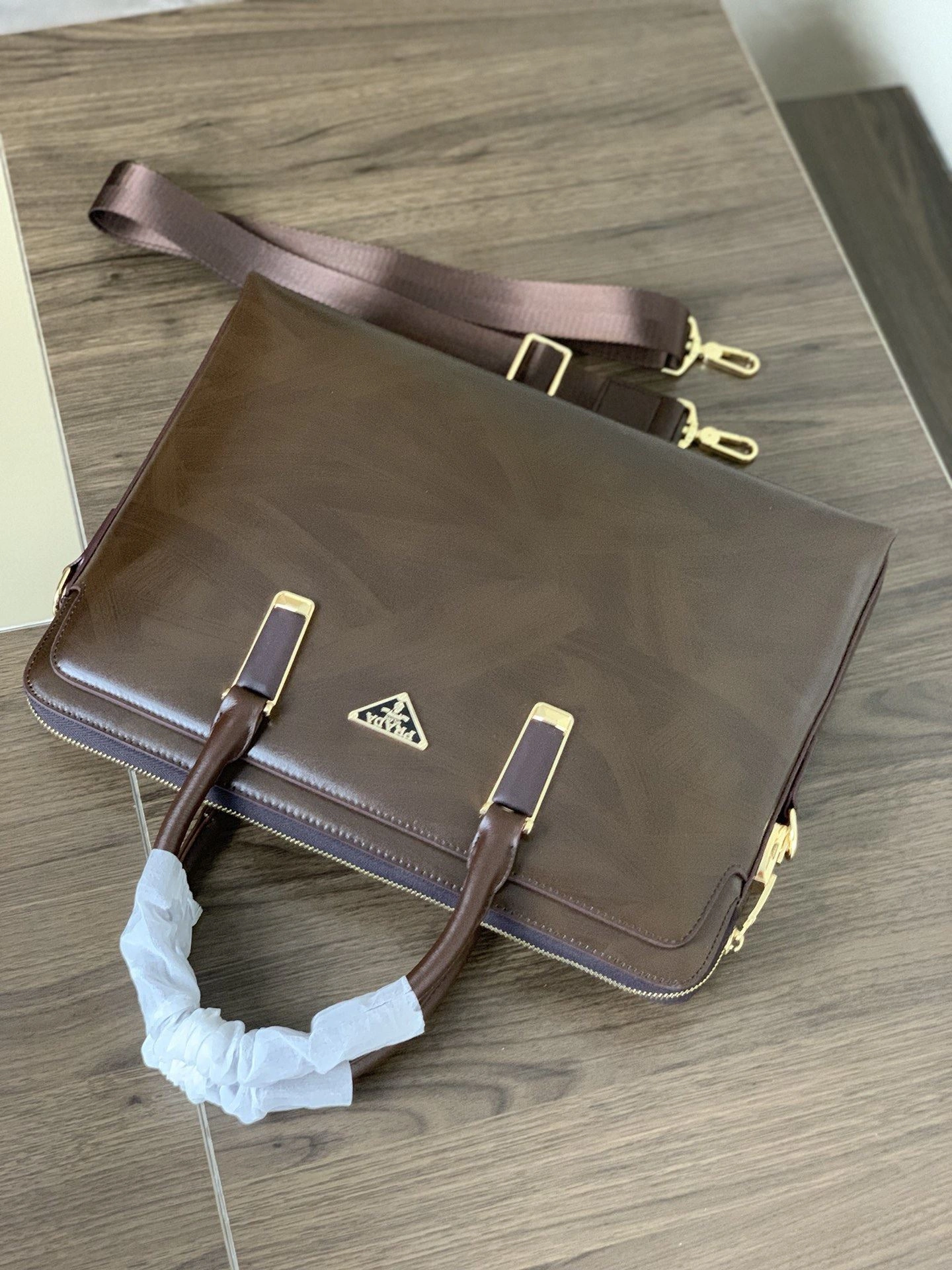 Mens Prada Briefcases TechFriendly 92442