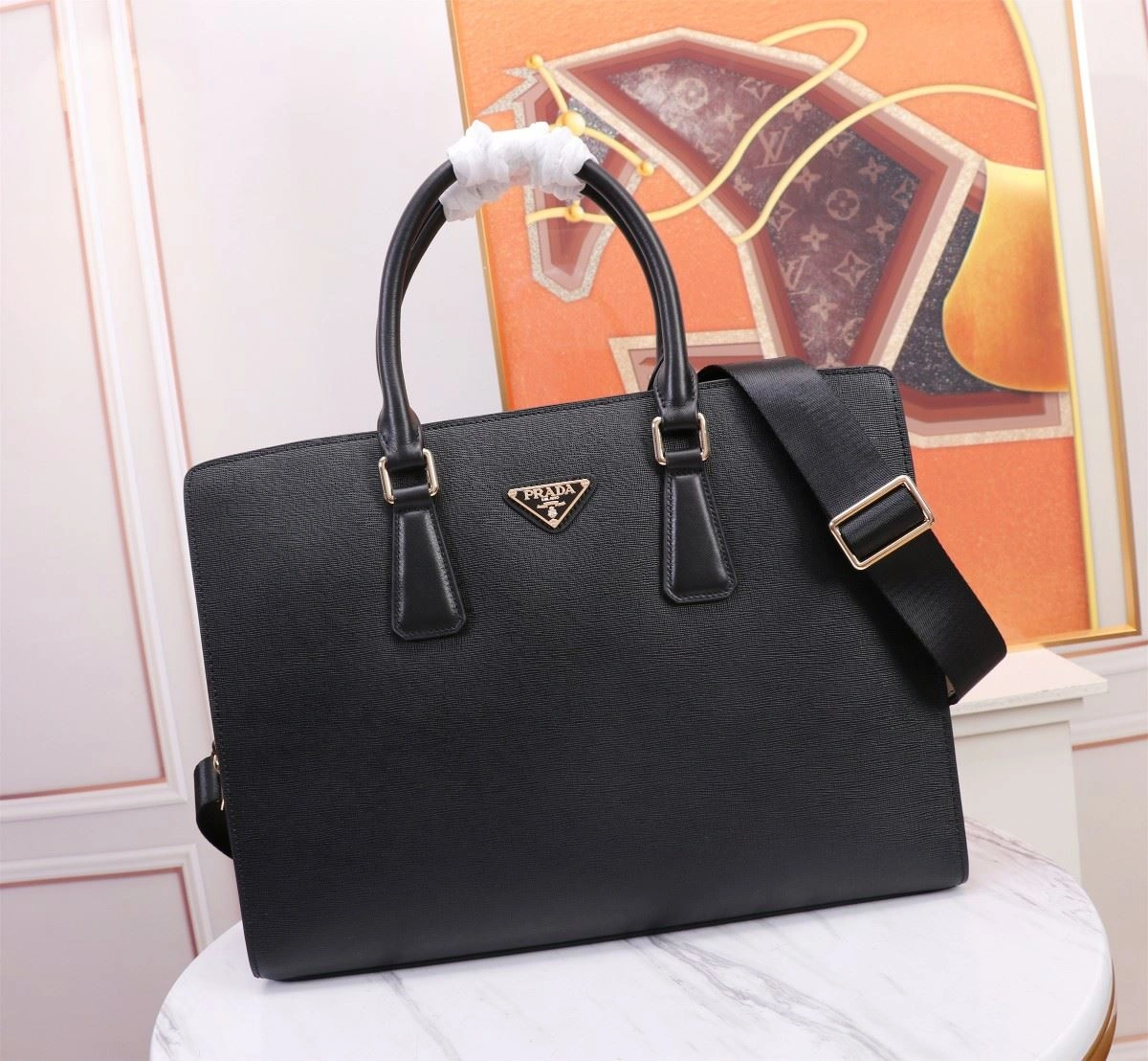 Functional Mens Prada Briefcases 92391