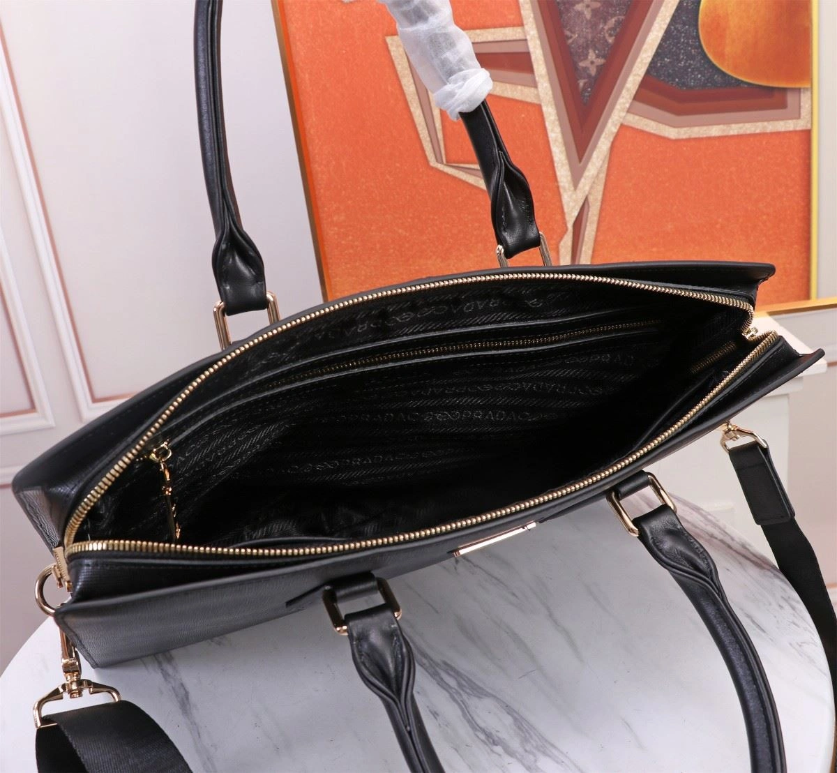 Functional Mens Prada Briefcases 92391