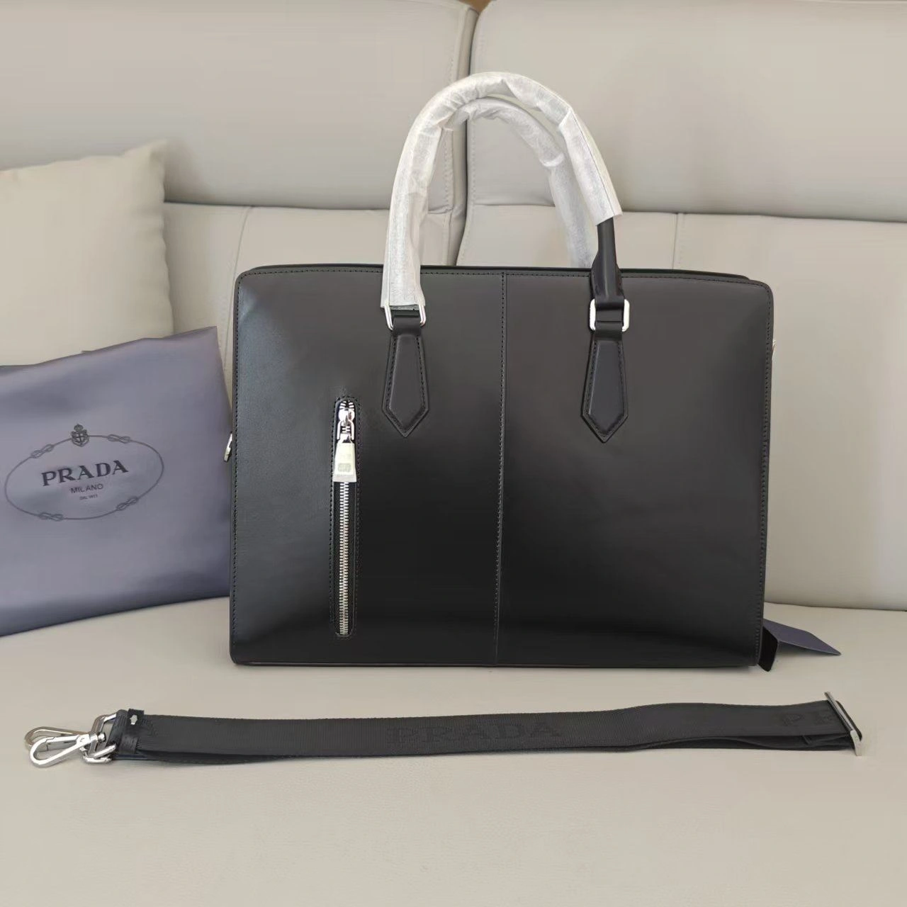 Mens Prada Briefcases Vibrant 92383