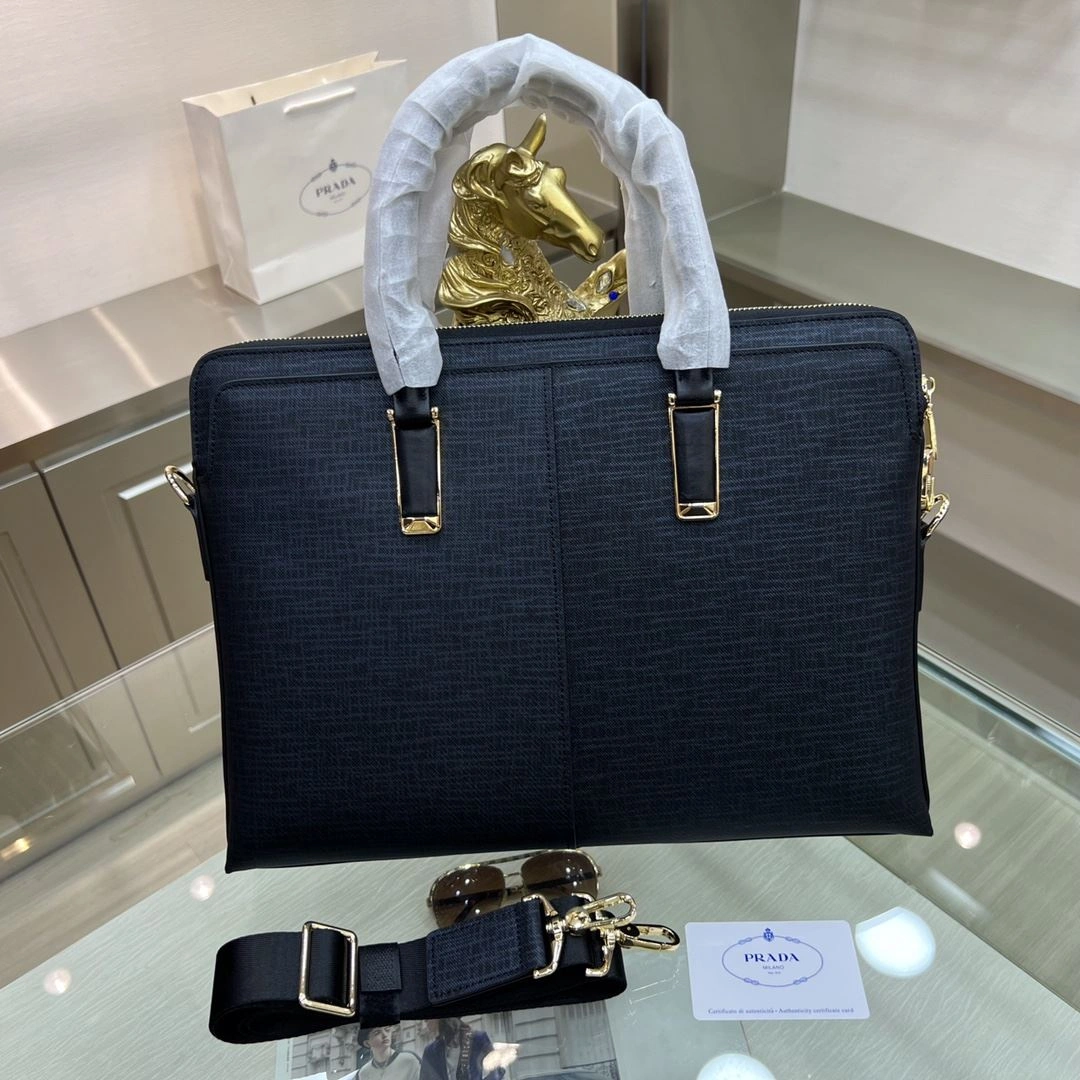 Mens Prada Briefcases Efficient 91570