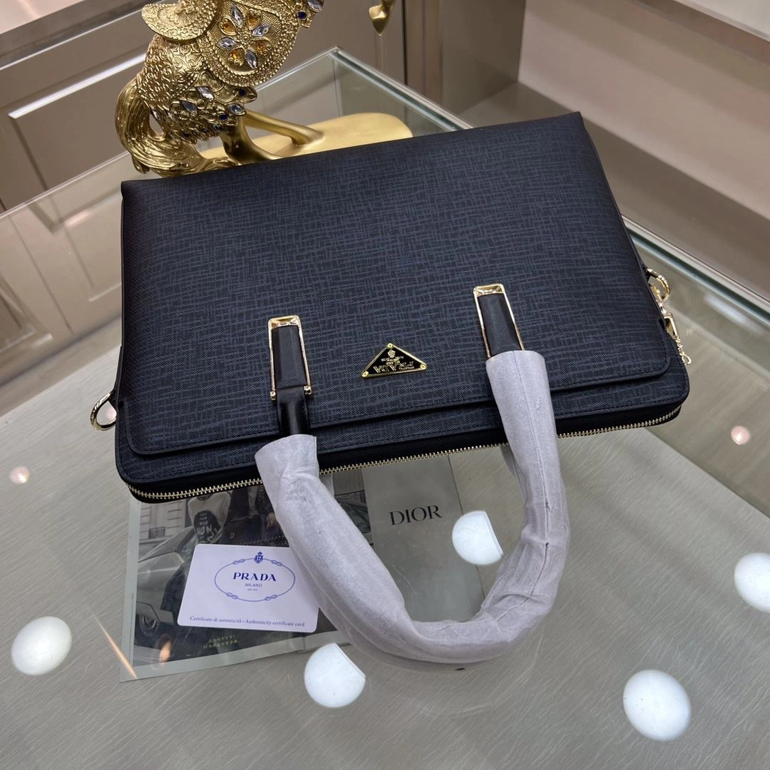 Mens Prada Briefcases Efficient 91570