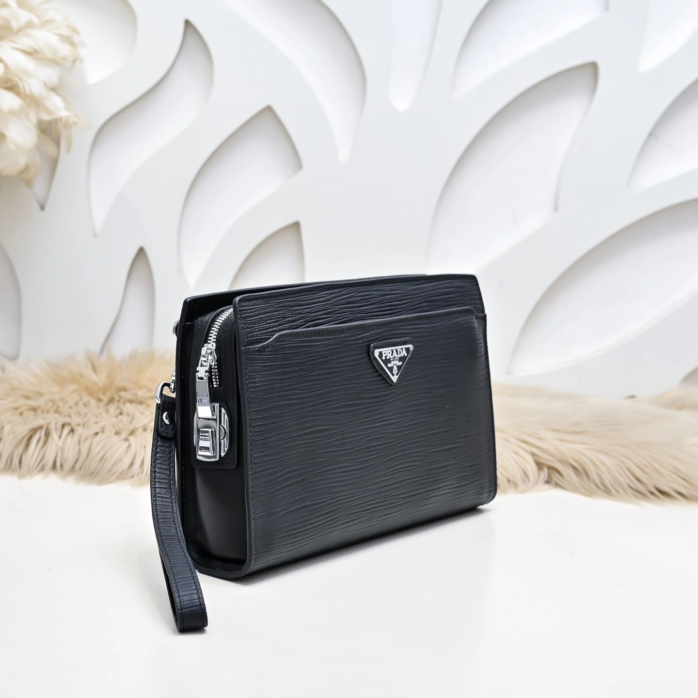 Breathable Mens Prada Clutch Bags 90701