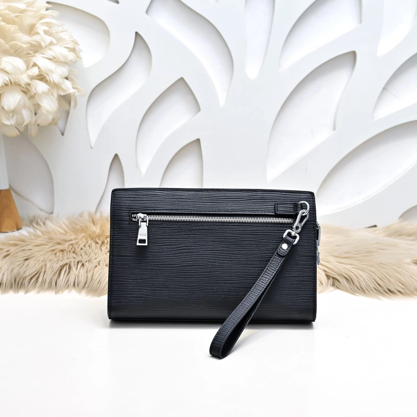 Breathable Mens Prada Clutch Bags 90701