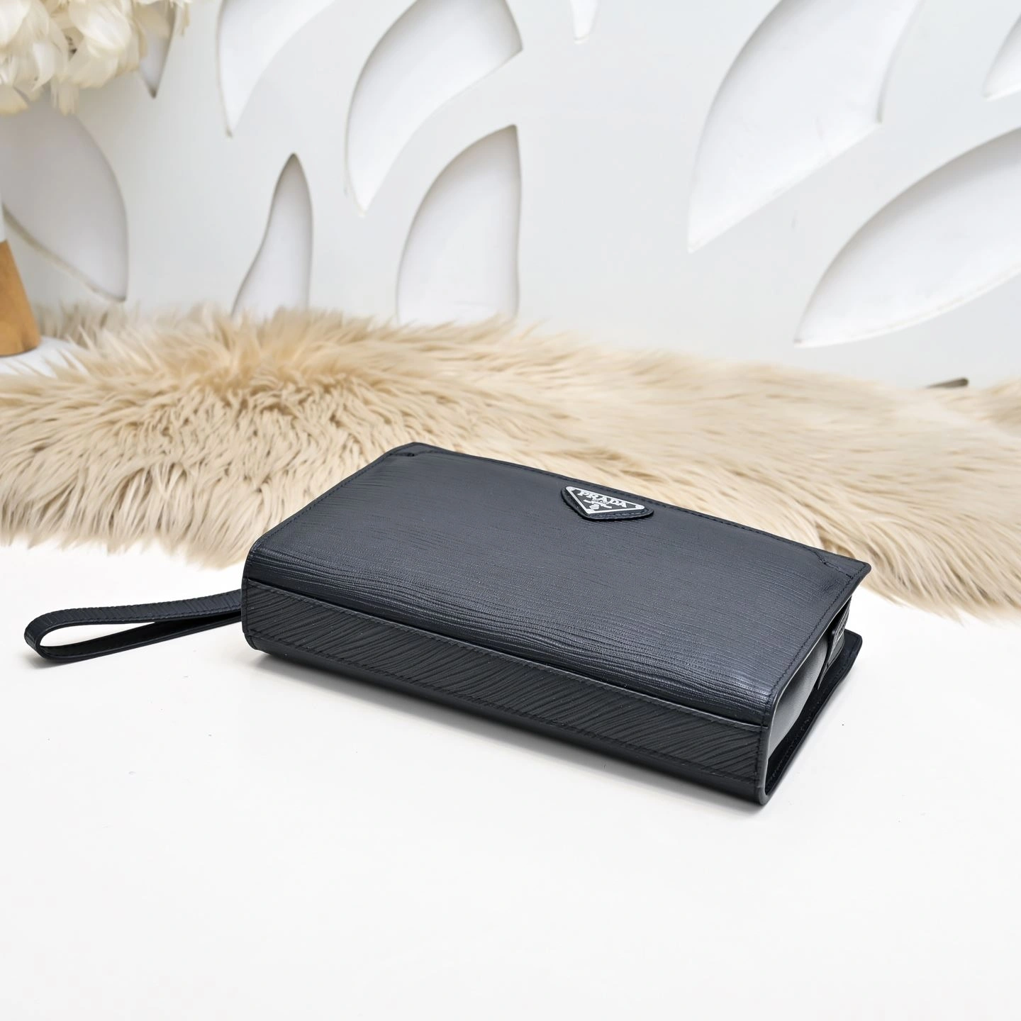 Breathable Mens Prada Clutch Bags 90701