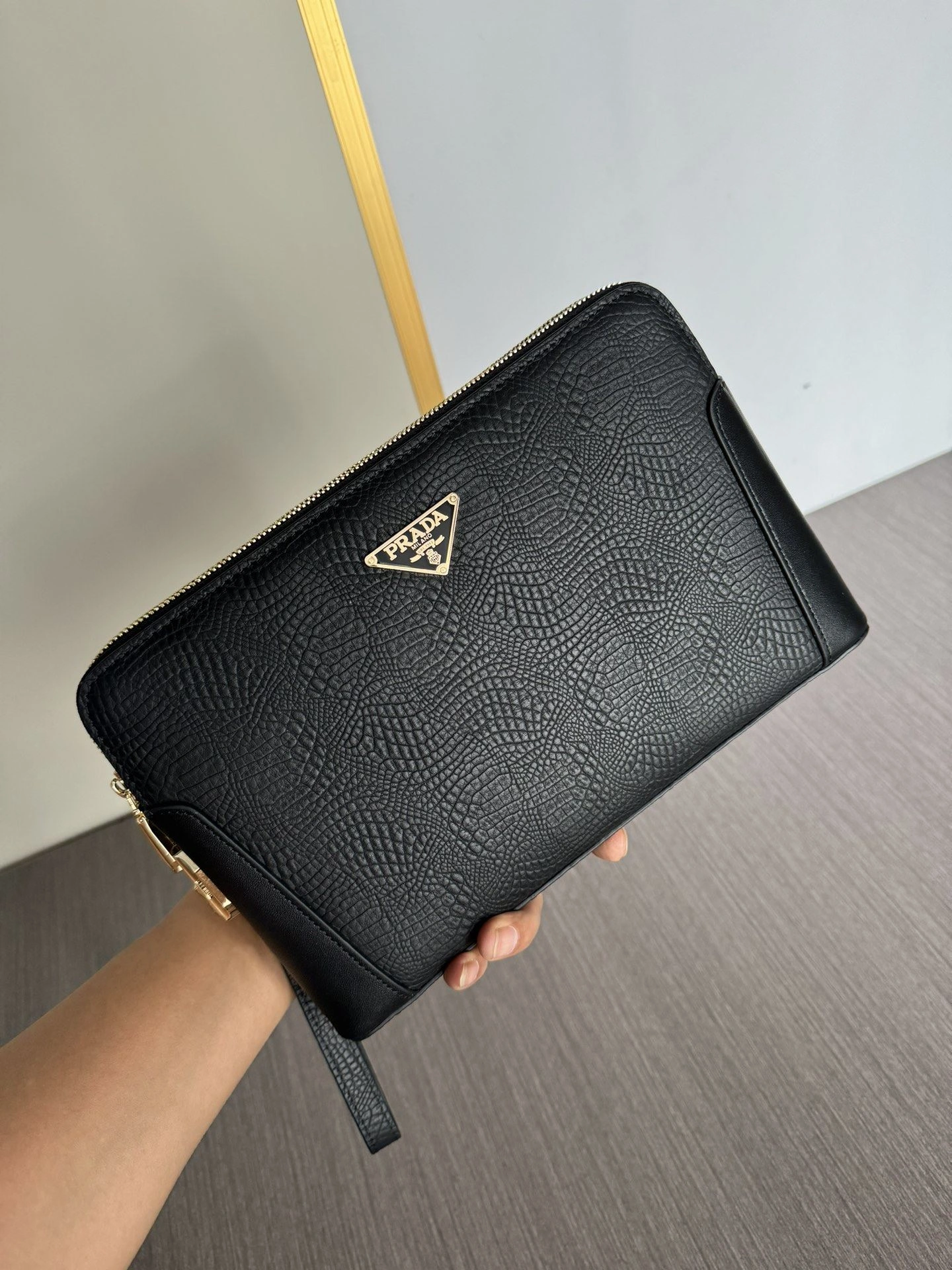 WeatherProof Mens Prada Clutch Bags 92424