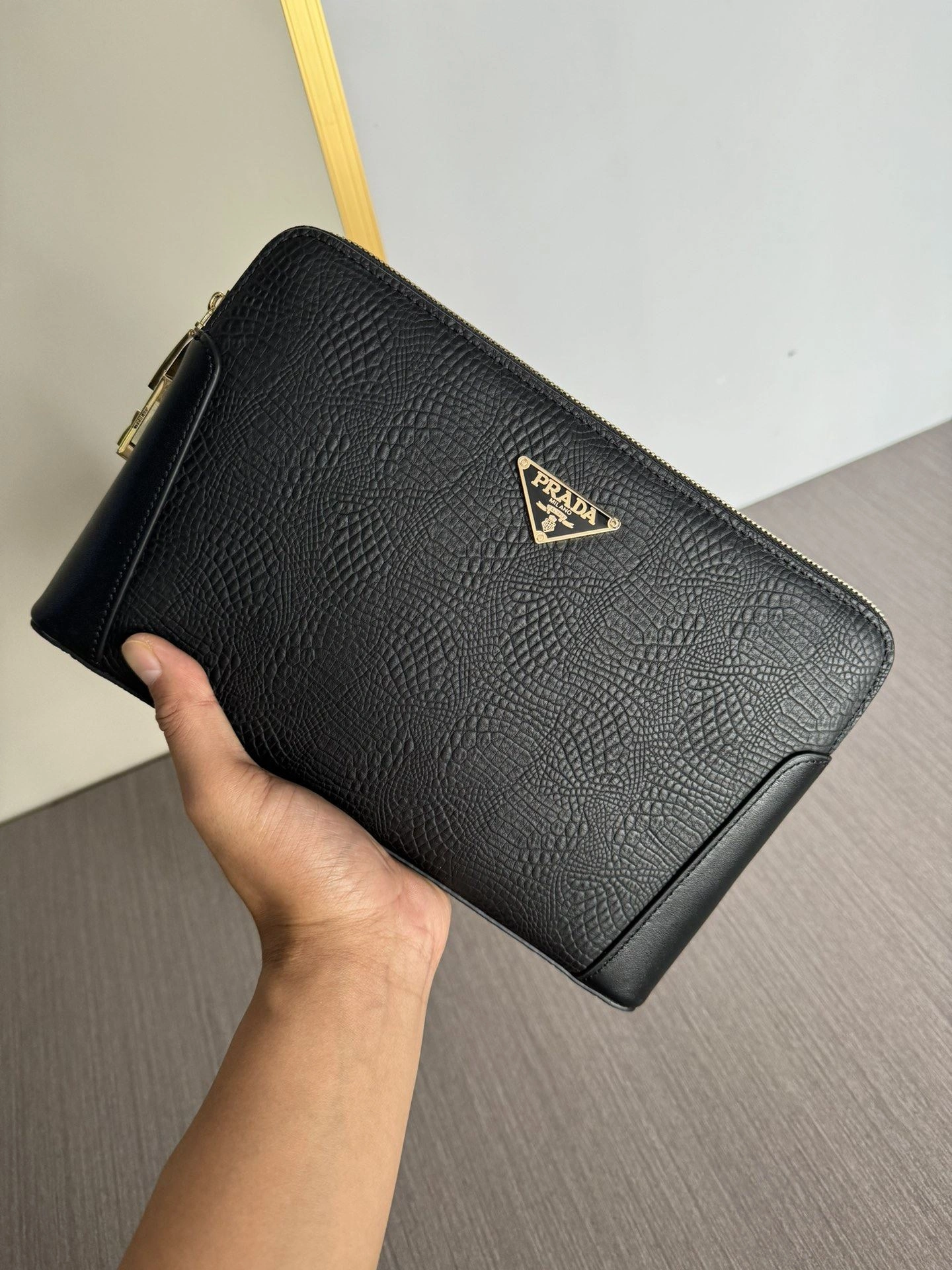 WeatherProof Mens Prada Clutch Bags 92424