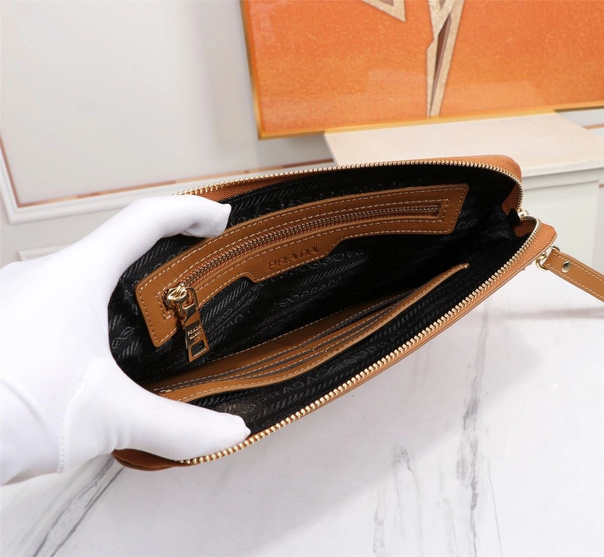 Soft Mens Prada Clutch Bags 92375