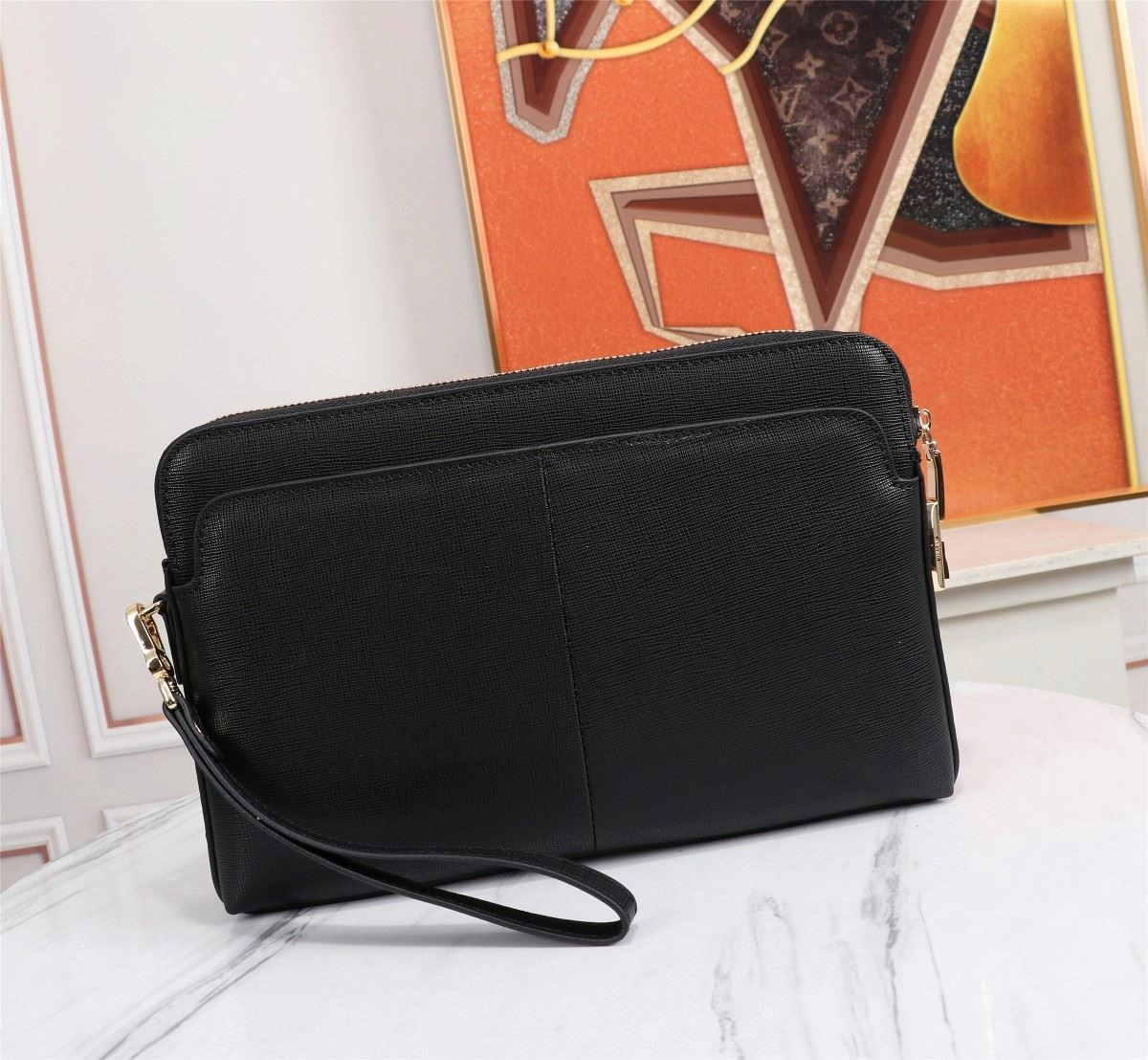 Mens Prada Clutch Bags Resilient 92412