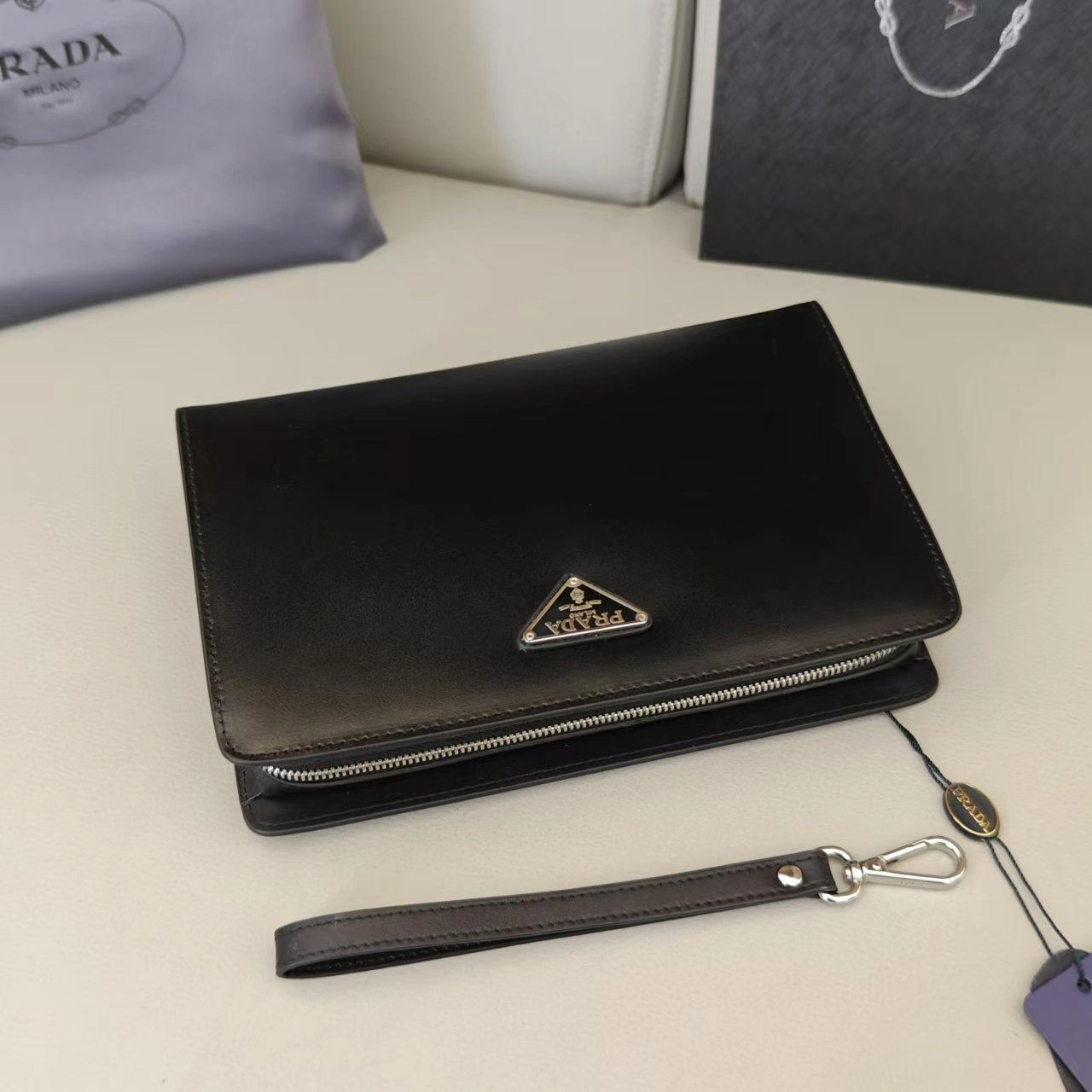 Mens Prada Clutch Bags TechFriendly 92350