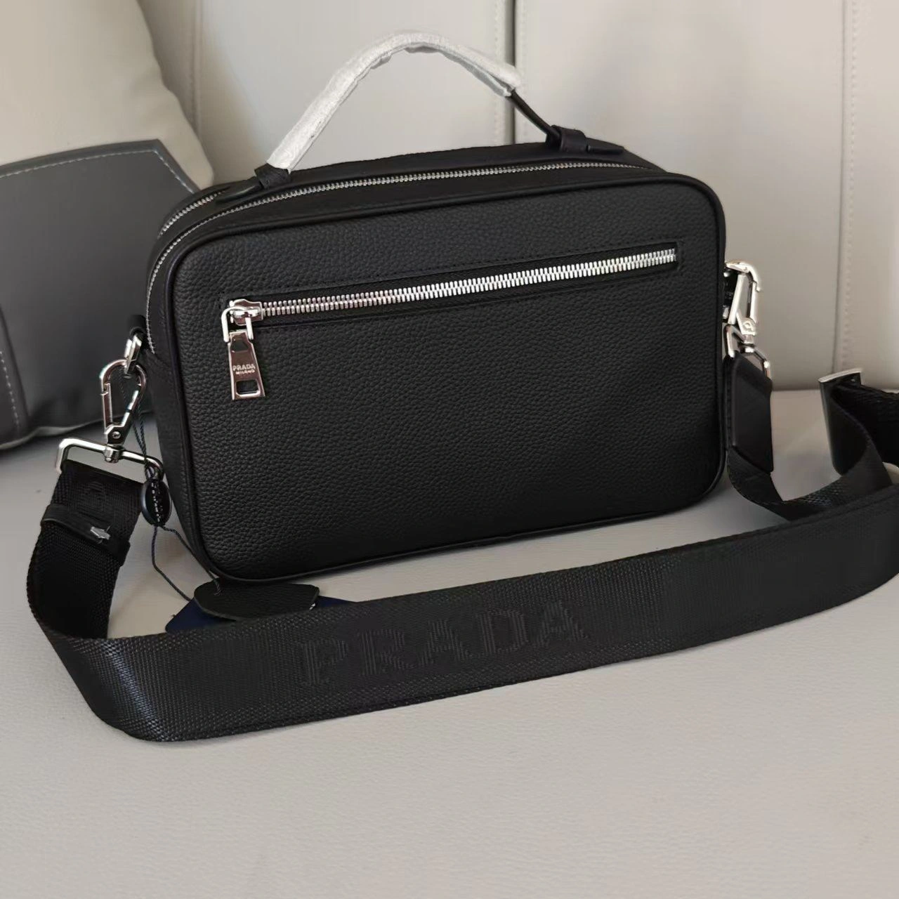 Stretchable Mens Prada Satchel Bags 92336