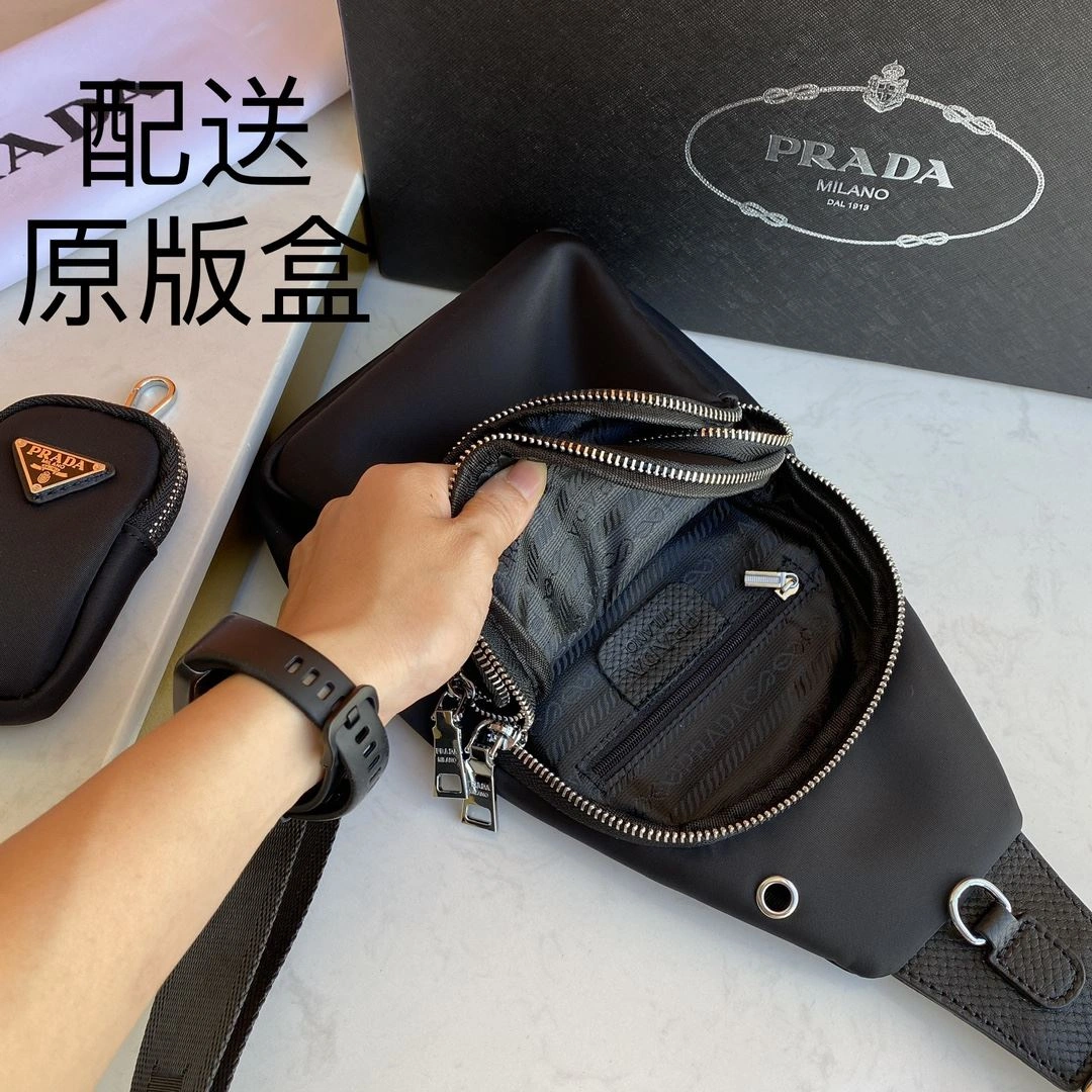 Mens Prada Waist Chest Packs OnTrend 92324