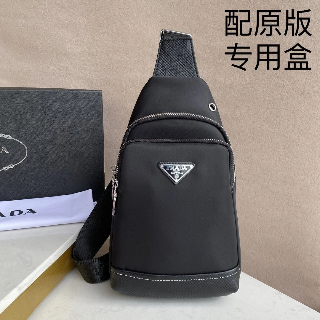 Mens Prada Waist Chest Packs Stylish 91586