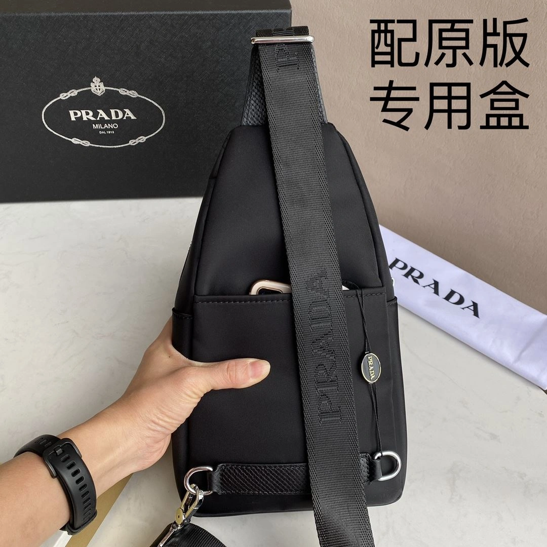 Mens Prada Waist Chest Packs Stylish 91586