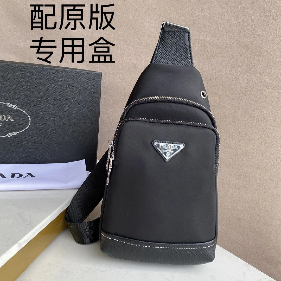 Mens Prada Waist Chest Packs Stylish 91586