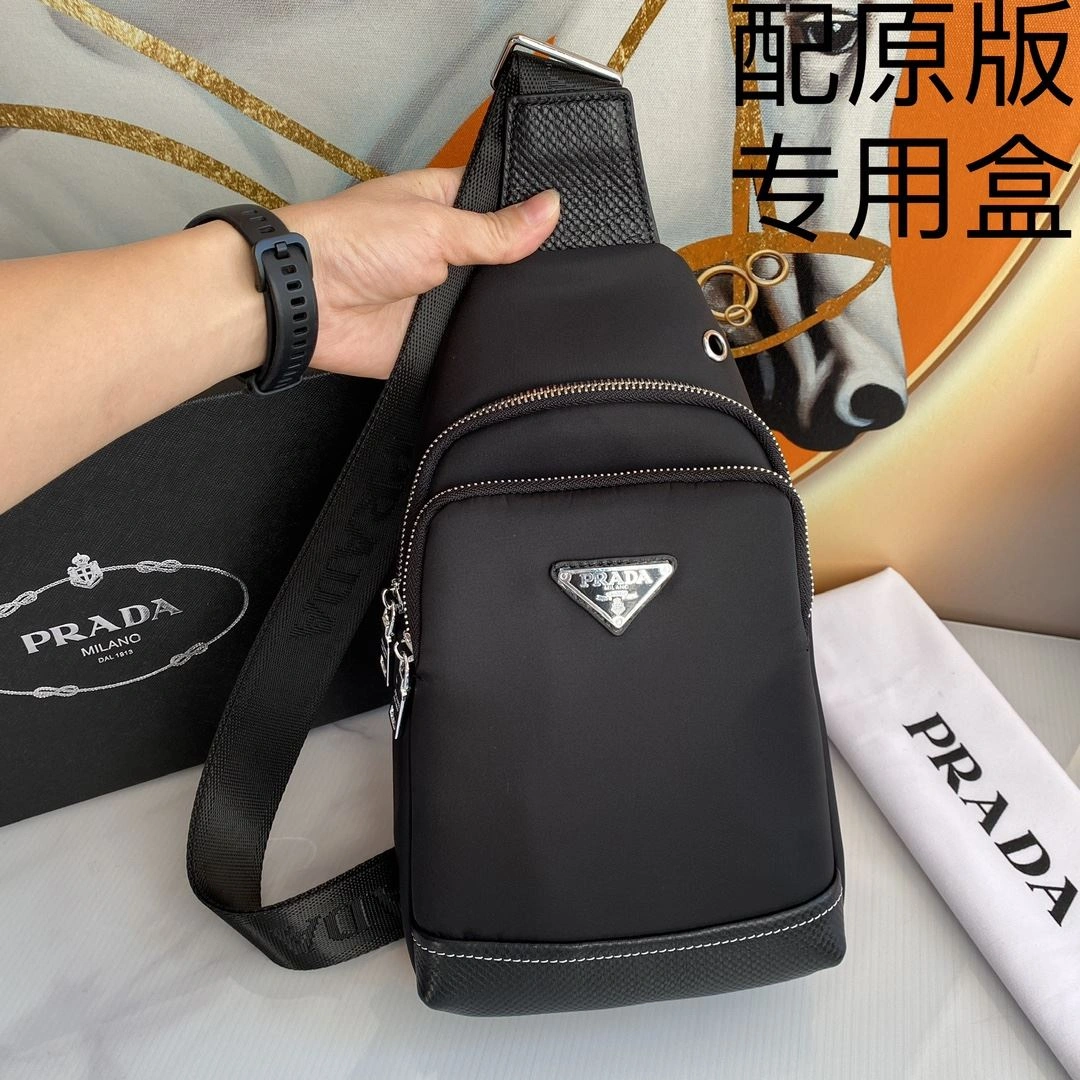 Packable Mens Prada Waist Chest Packs 91565