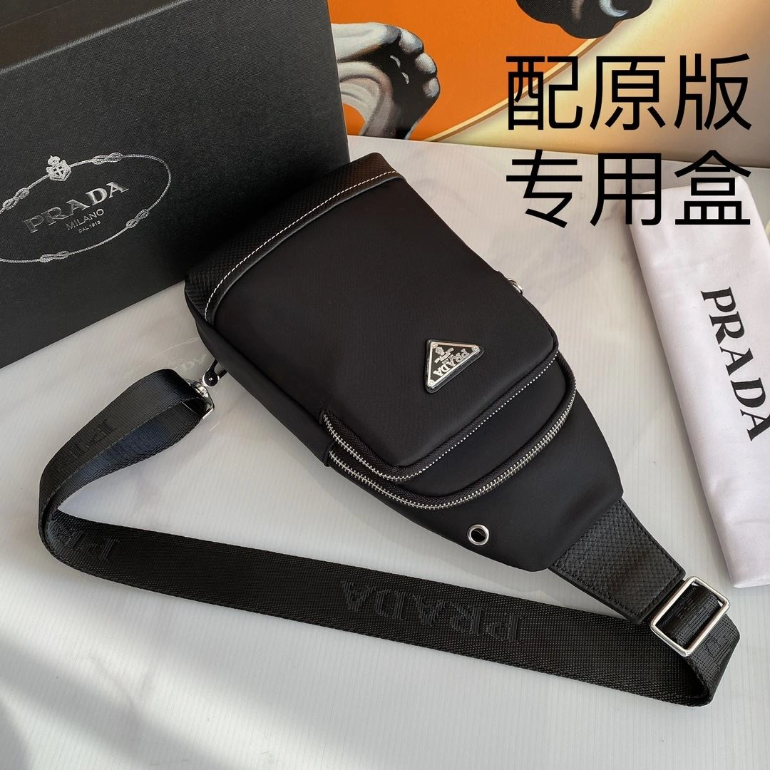Packable Mens Prada Waist Chest Packs 91565