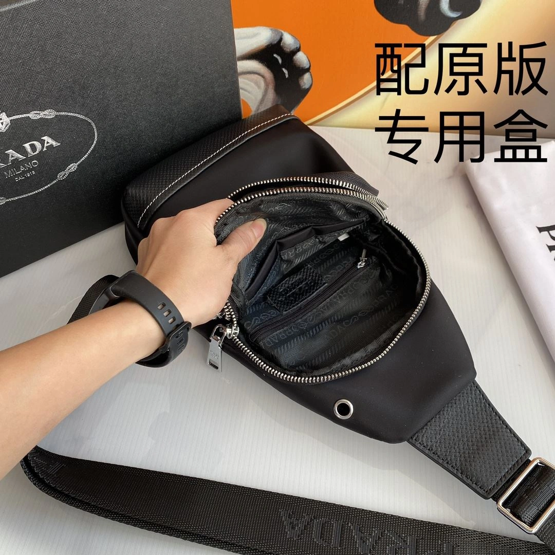 Packable Mens Prada Waist Chest Packs 91565
