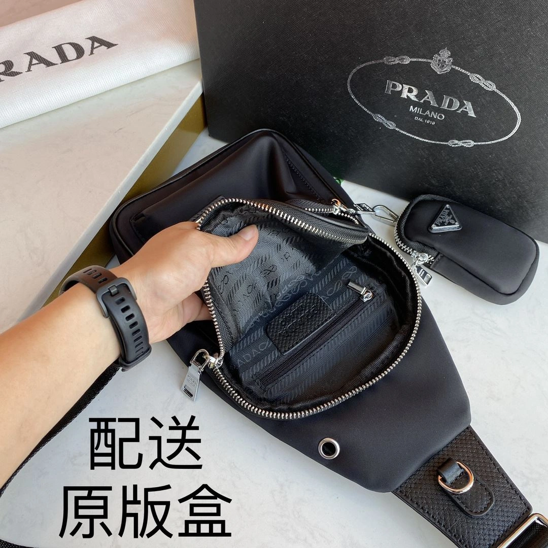 ZeroBulk Mens Prada Waist Chest Packs 91558