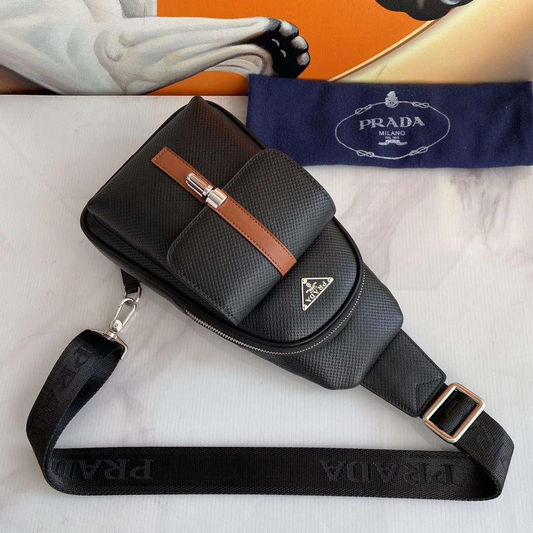 Mens Prada Waist Chest Packs Youthful 91566