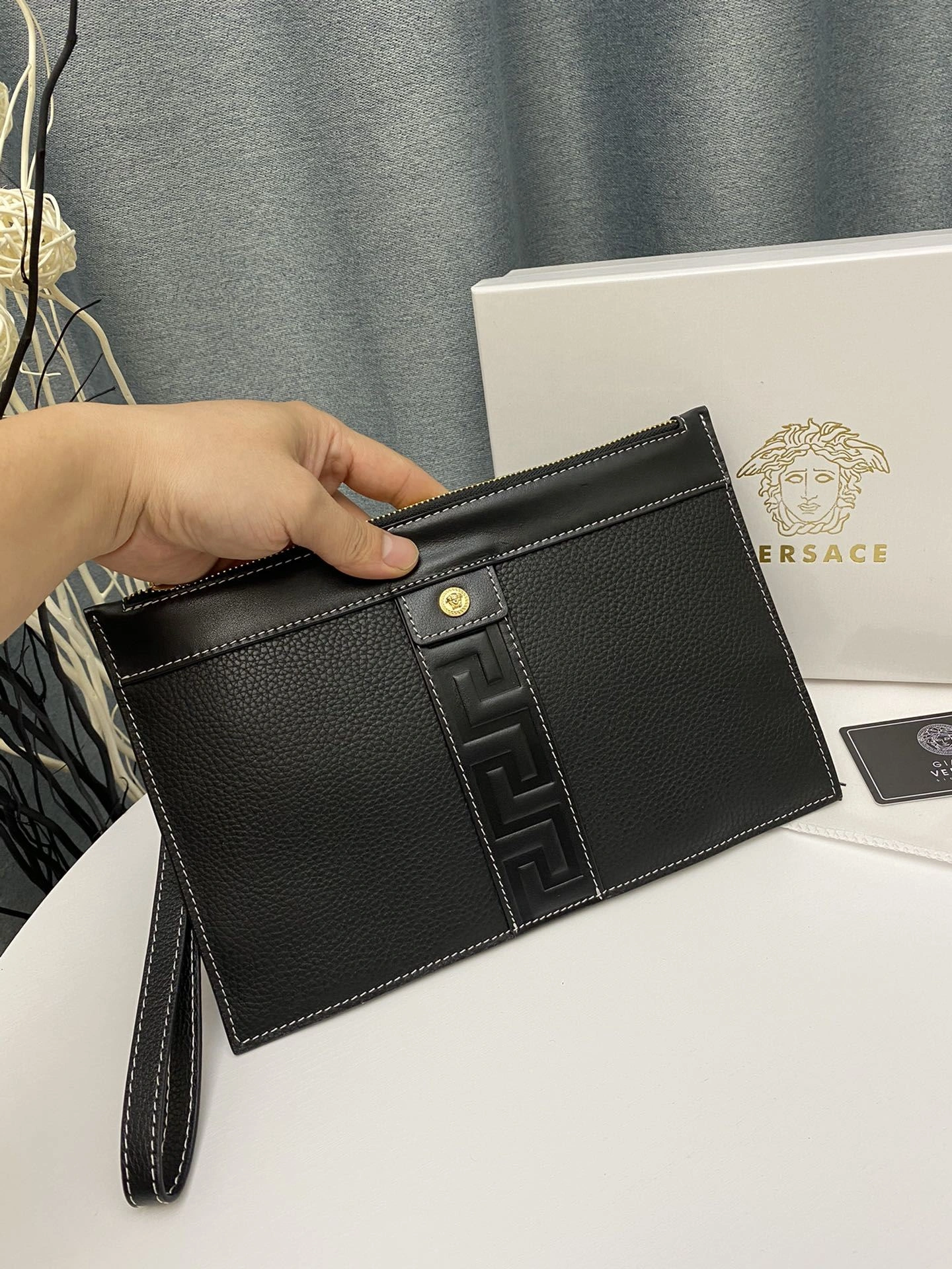 Mens Versace Clutch Bags Sustainable 92282