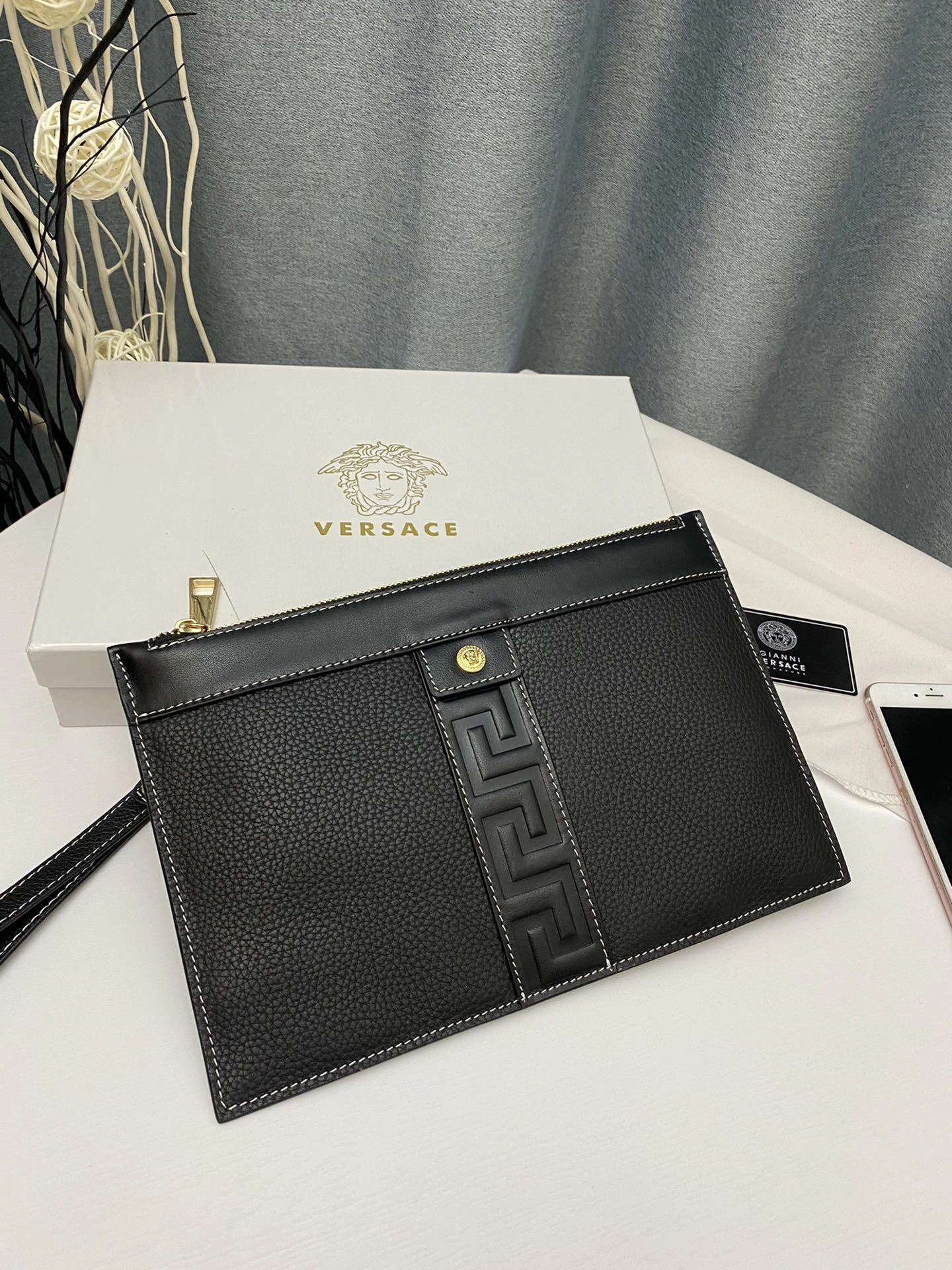 Mens Versace Clutch Bags Sustainable 92282