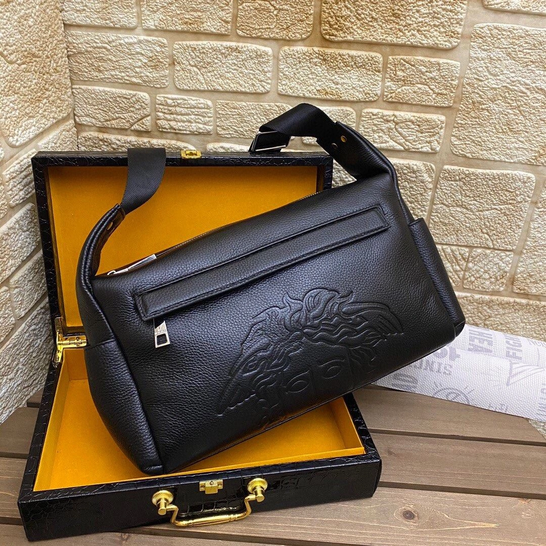 Stretchable Mens Versace Satchel Bags 92287