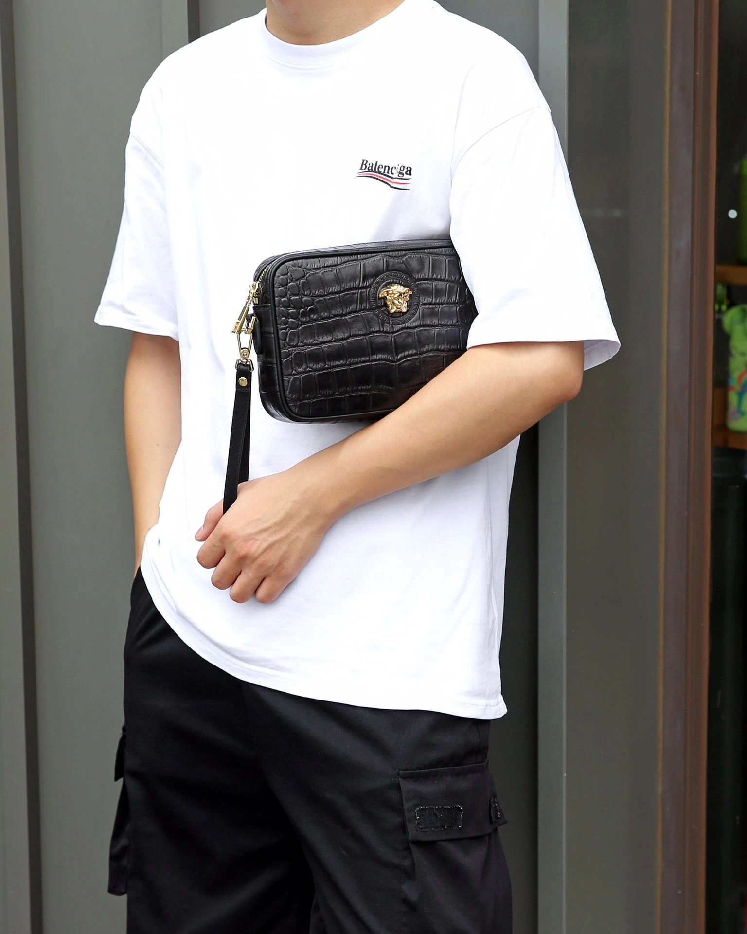 Mens Versace Satchel Bags Unisex 92278