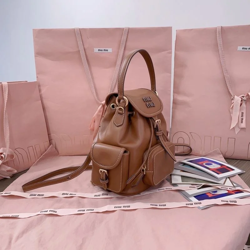 Unisex Miu Miu Backpacks 43582