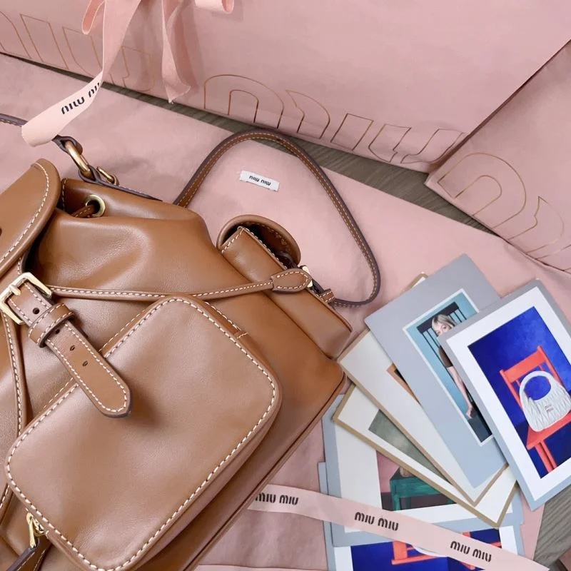 Unisex Miu Miu Backpacks 43582