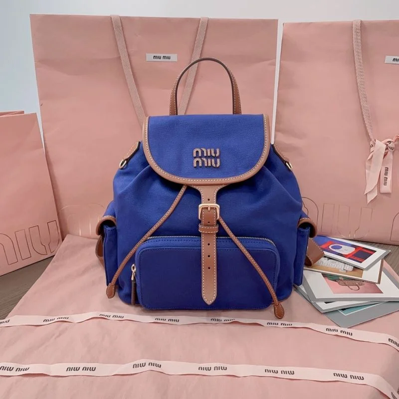 WaterResistant Miu Miu Backpacks 43581