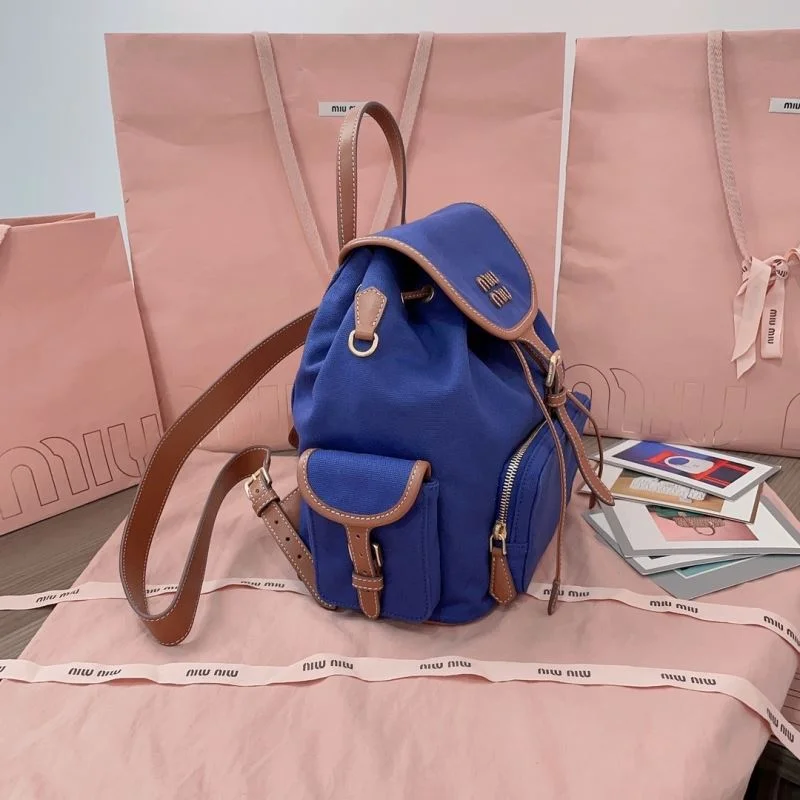 WaterResistant Miu Miu Backpacks 43581